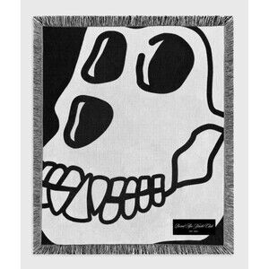 New Sealed Limited Edition Bored Ape Yacht Club Skull Throw Blanket/Rug BAYC